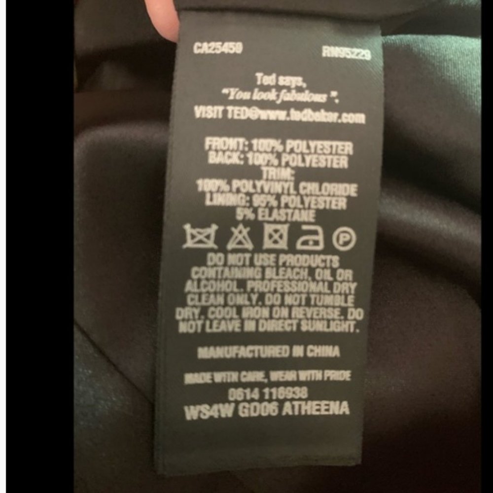 Ted Baker Atheena Magic Mystery Woods Dress size 1 nwot - Picture 7 of 7